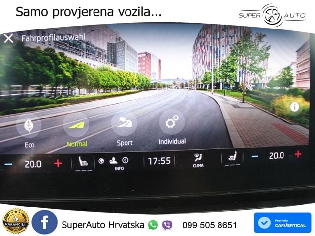 Škoda Octavia Combi 2.0 TDI (150 KS) 4x4 DSG LED+GR SJED+ACC