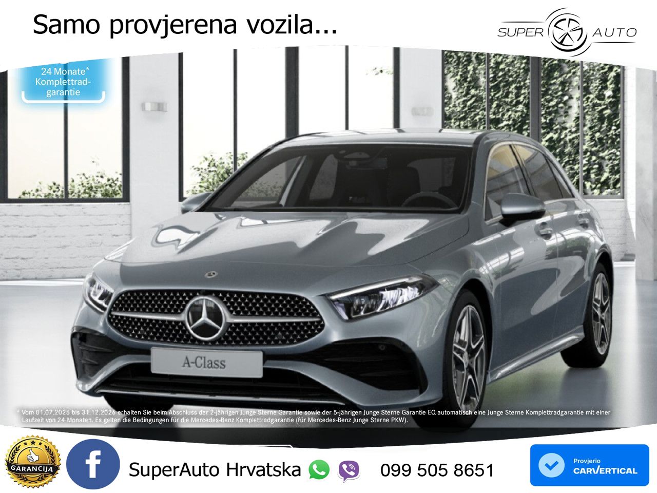 Mercedes-Benz A 180 7G-DCT AMG LED+GR SJED+ACC