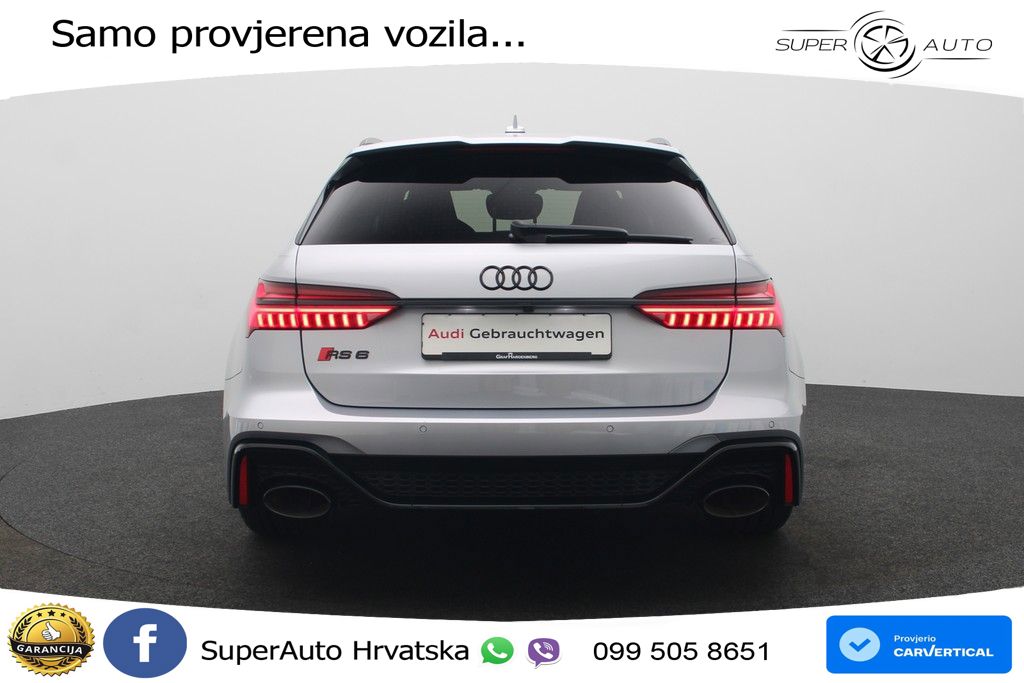 Audi RS6 Avant 4.0 TFSI V8 performance (630 KS)  quattro tiptronic MATRIX+GR SJED+KAM