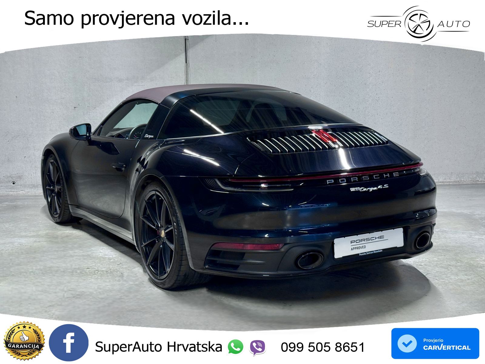Porsche 911 Targa 4S 3.0 (450 KS) PDK LED+GR SJED+ACC