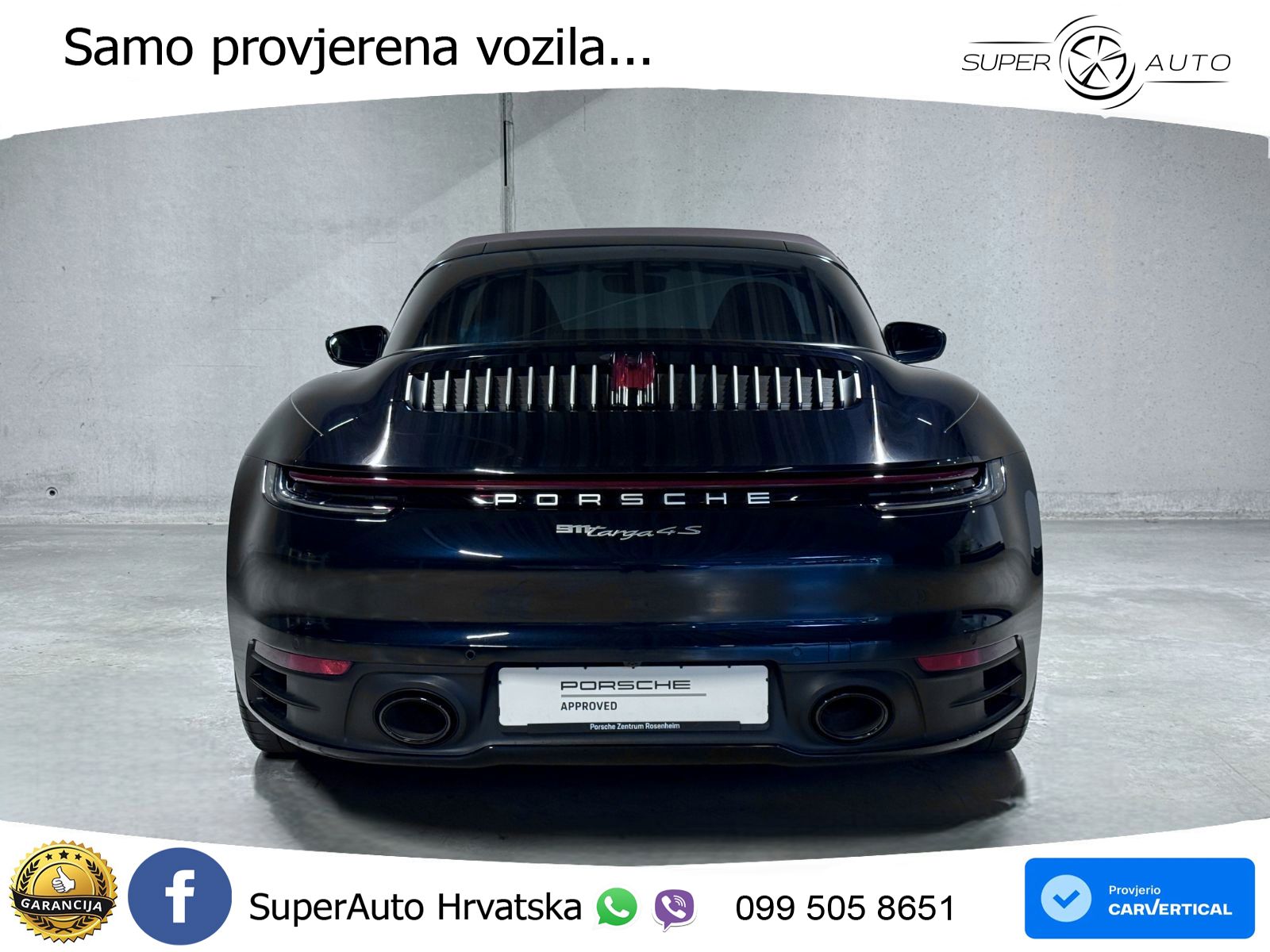 Porsche 911 Targa 4S 3.0 (450 KS) PDK LED+GR SJED+ACC
