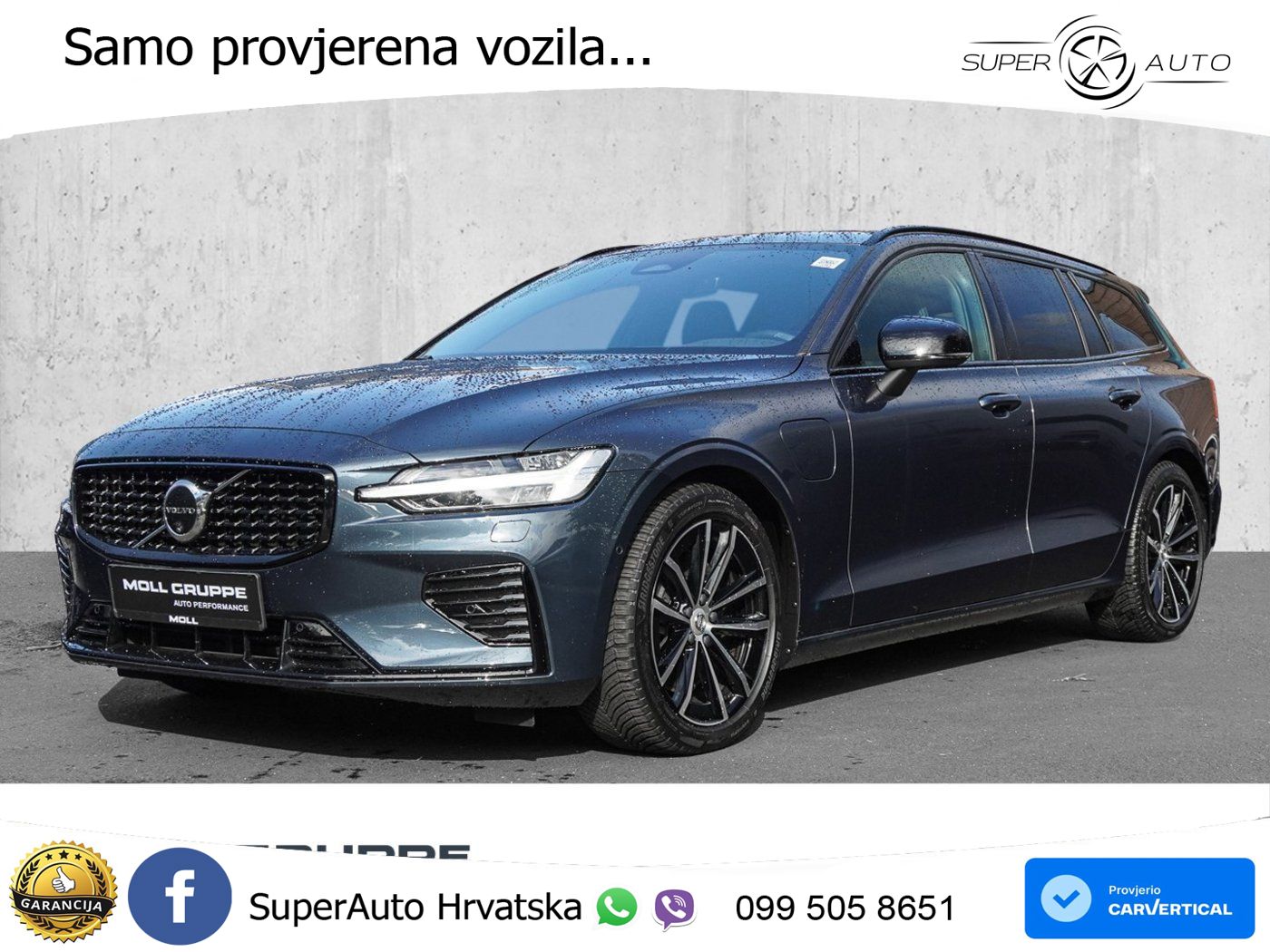 Volvo V60 2.0 T8 AWD Geartronic LED+GR SJED+ACC