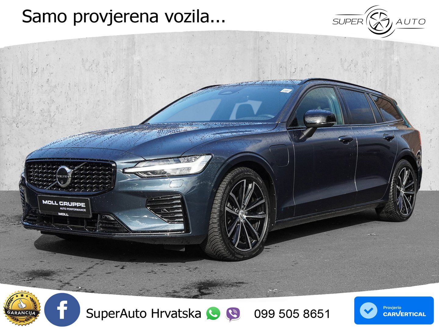 Volvo V60 2.0 T8 AWD Geartronic LED+GR SJED+ACC