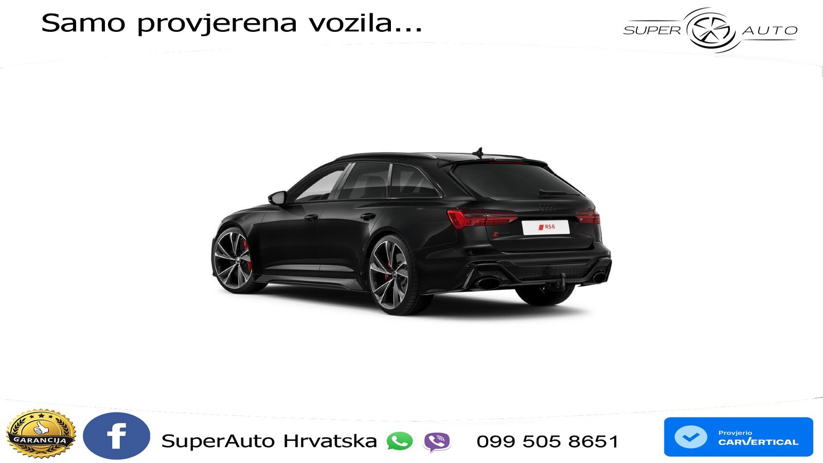 Audi RS6 Avant 4.0 TFSI V8 (600 KS) quattro Tiptronic Kuka LED+GR SJED+ACC