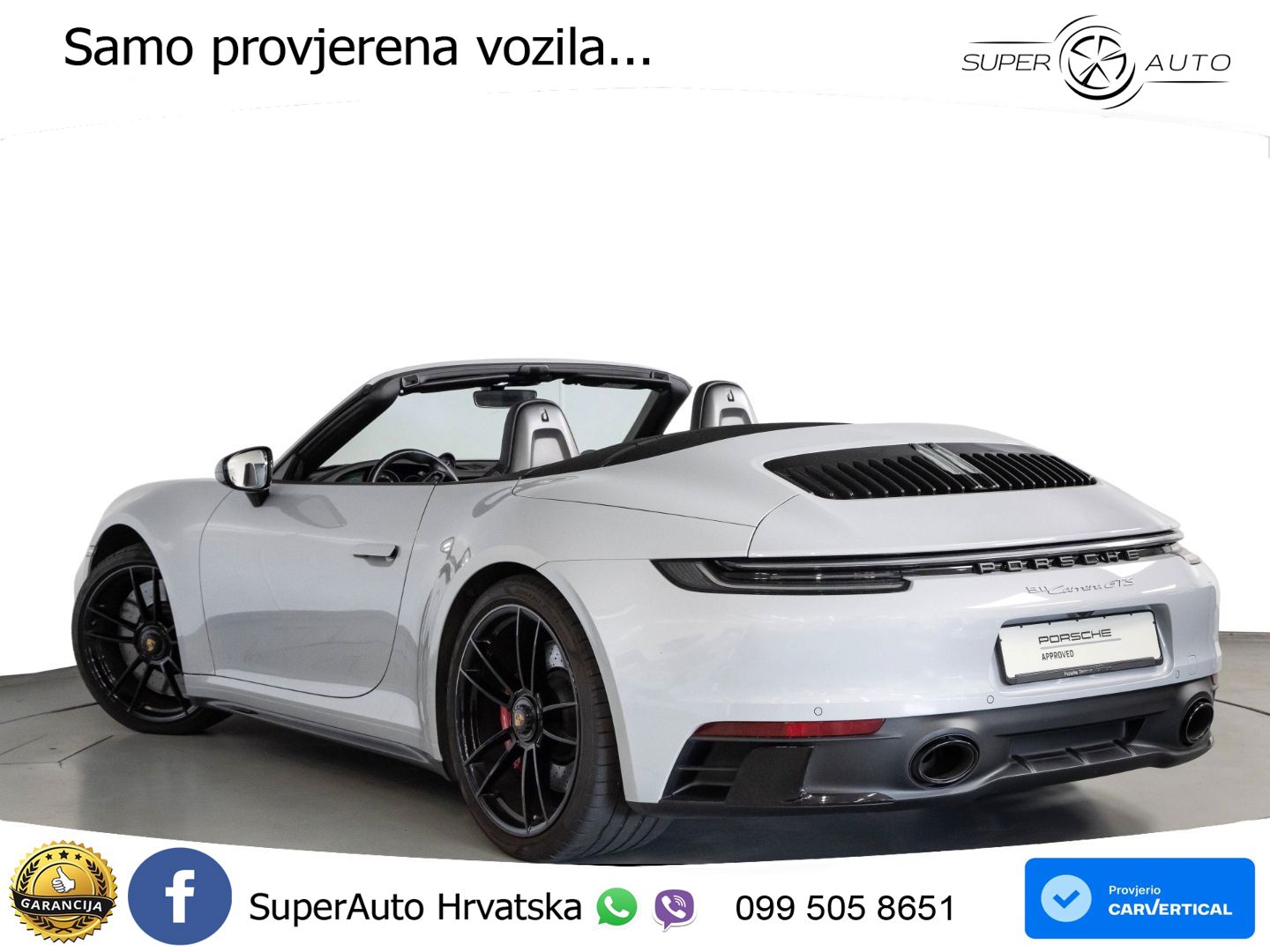Porsche 911 Carrera GTS Cabriolet 3.0 (480 KS) PDK LED+GR SJED+ACC