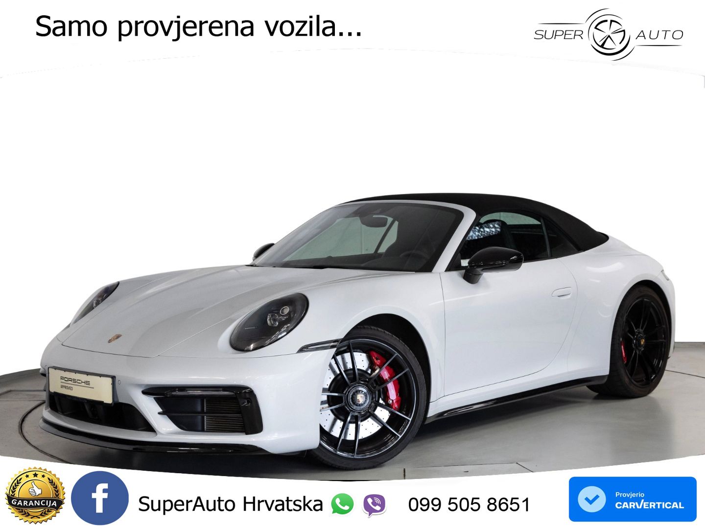 Porsche 911 Carrera GTS Cabriolet 3.0 (480 KS) PDK LED+GR SJED+ACC