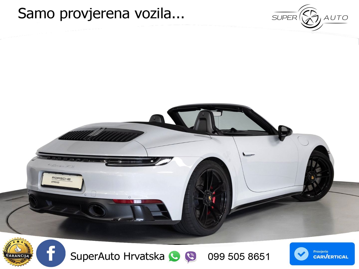 Porsche 911 Carrera GTS Cabriolet 3.0 (480 KS) PDK LED+GR SJED+ACC