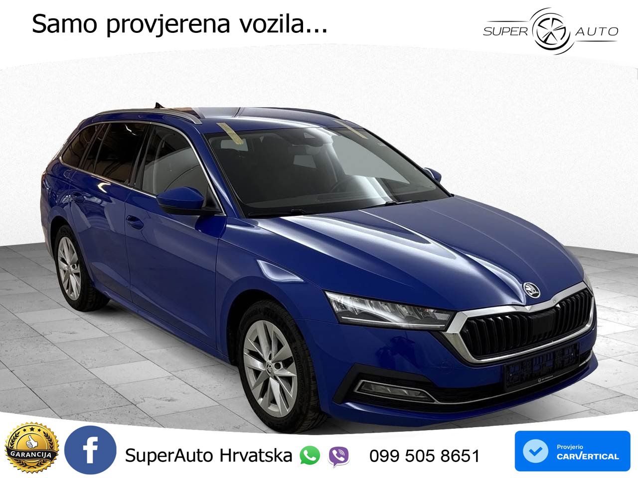 Škoda Octavia Combi 2.0 TDI (150 KS) 4x4 DSG LED+GR SJED+ACC