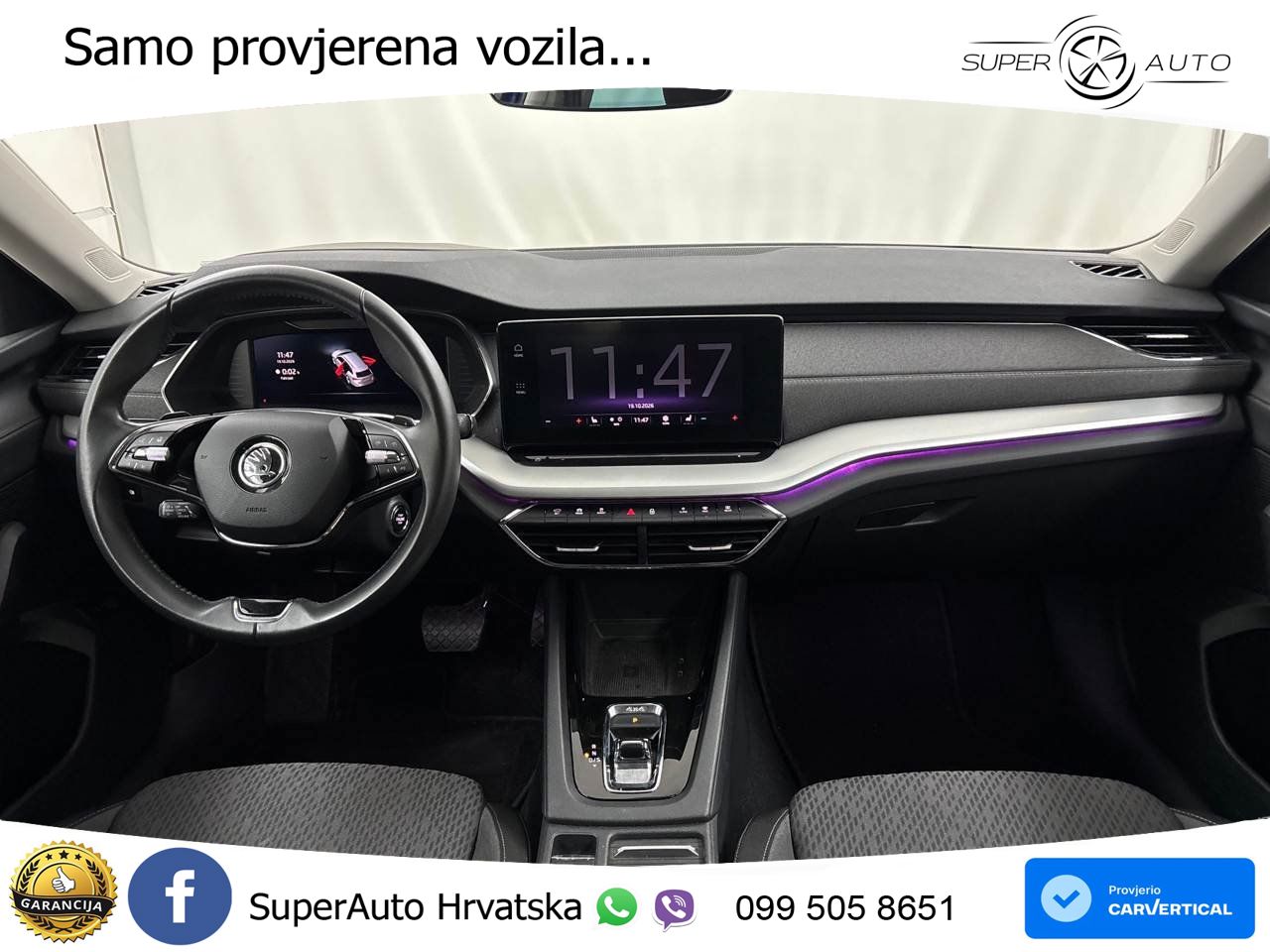 Škoda Octavia Combi 2.0 TDI (150 KS) 4x4 DSG LED+GR SJED+ACC