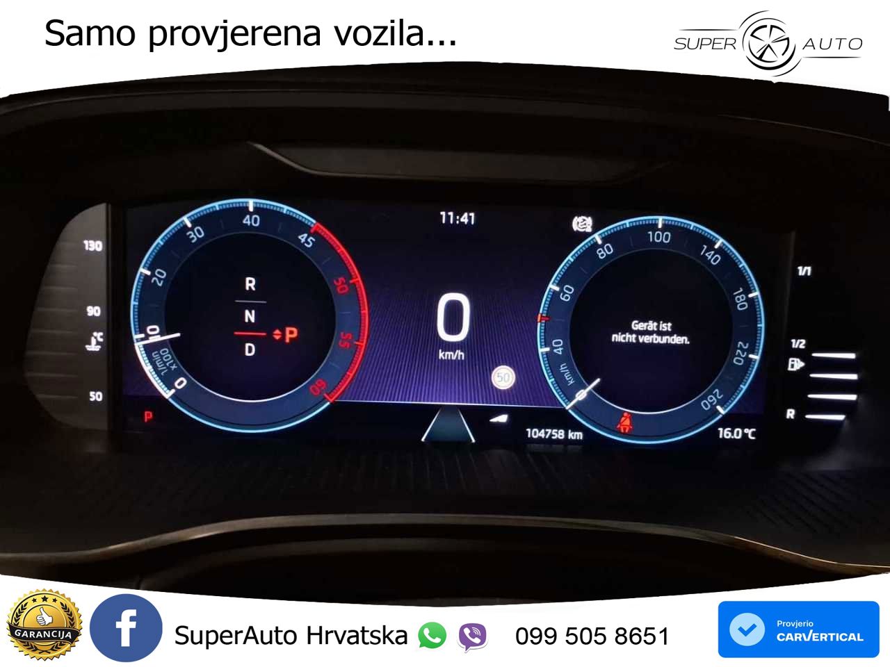 Škoda Octavia Combi 2.0 TDI (150 KS) 4x4 DSG LED+GR SJED+ACC