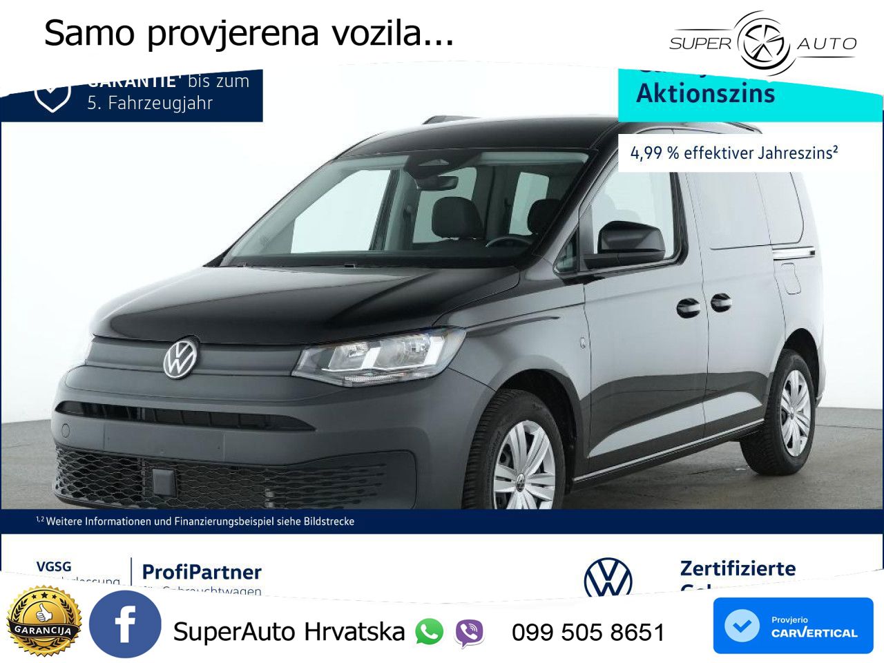 Volkswagen Caddy Caddy AHK Navi Klima Lane-Assist 116 KS
