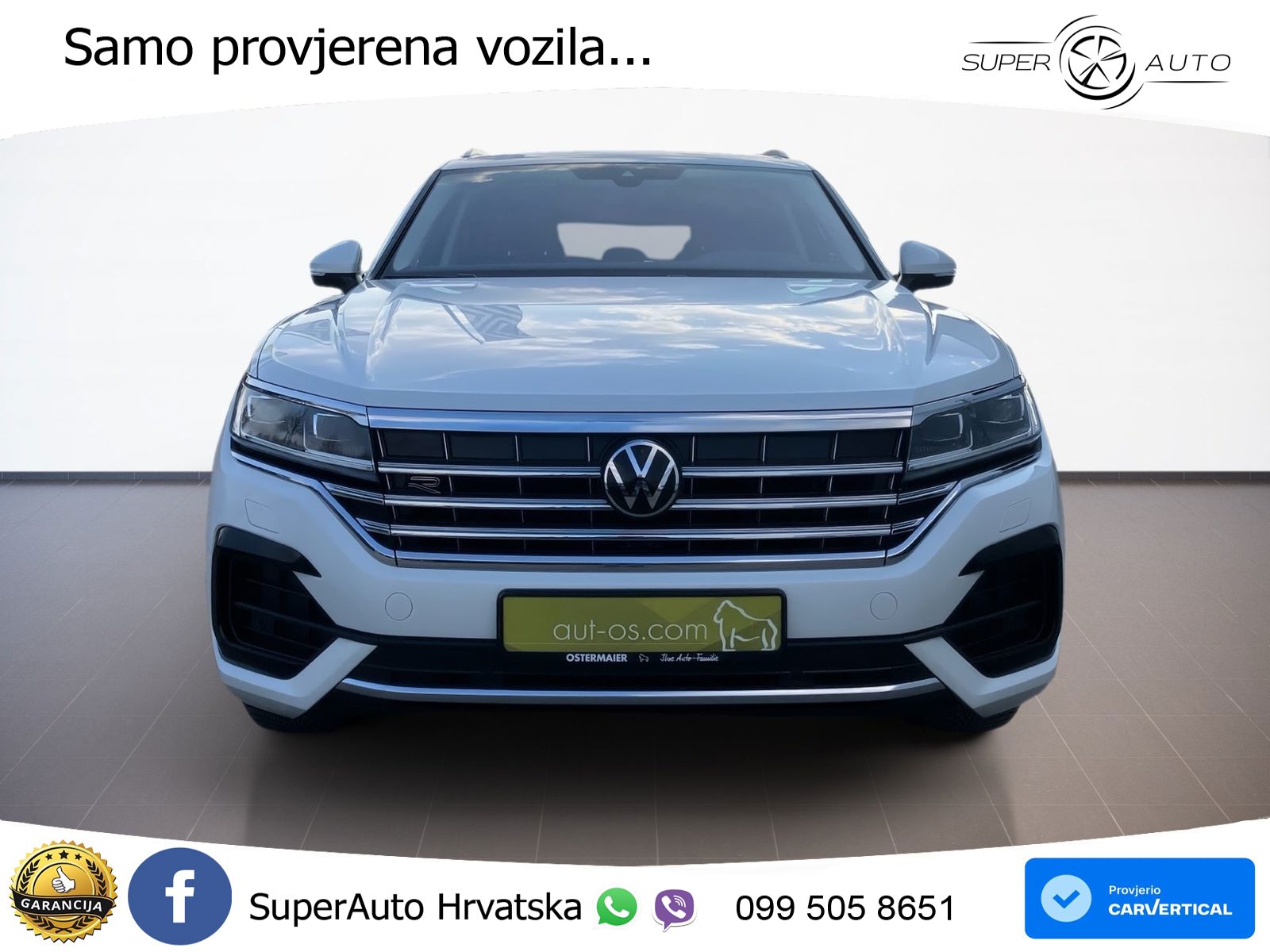 Volkswagen Touareg 3.0 V6 TDI (231 KS) 4MOTION Tiptronic R-Line ZRAČNI+ACC+4xGR SJED+KAM