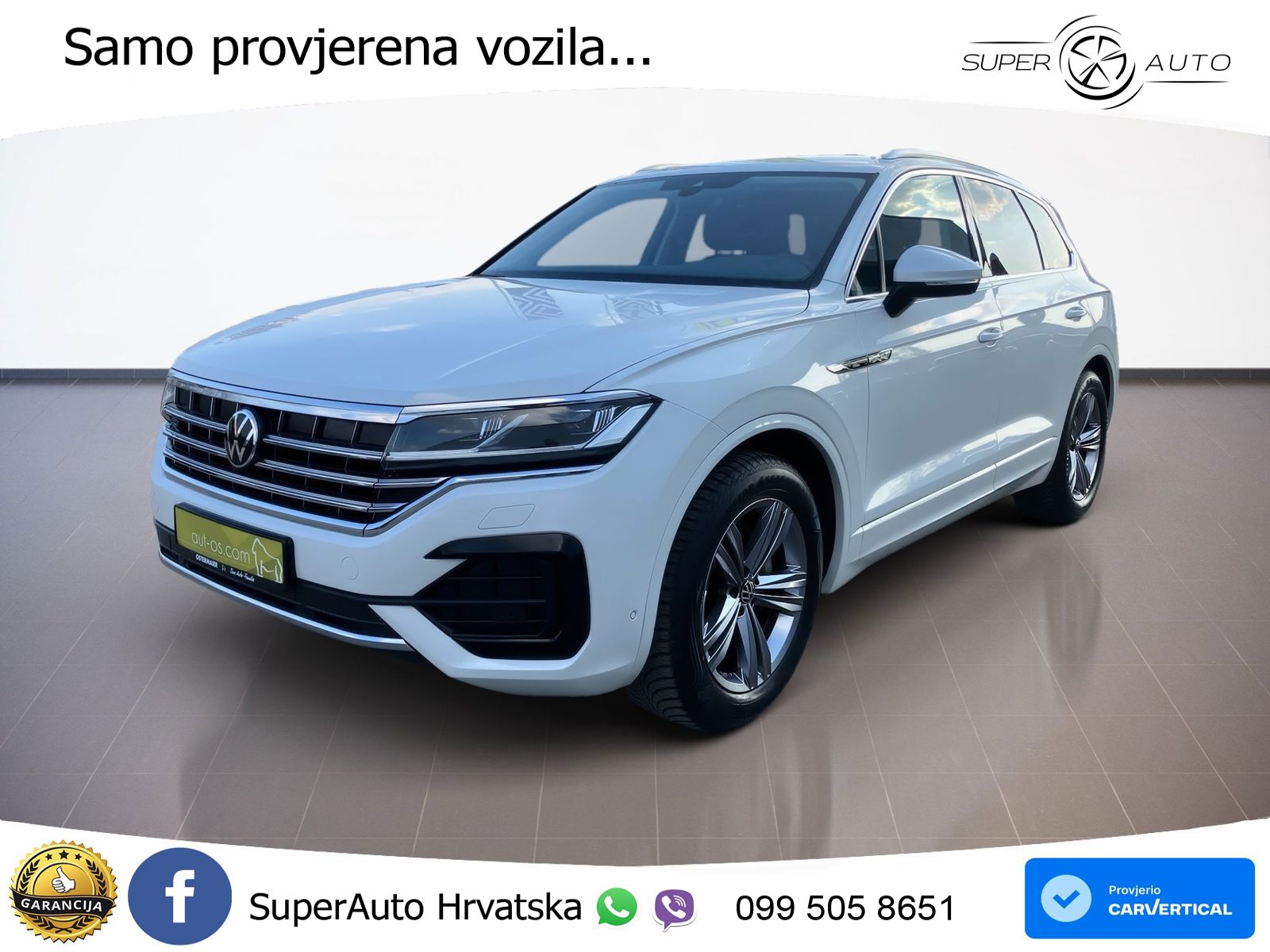 Volkswagen Touareg 3.0 V6 TDI (231 KS) 4MOTION Tiptronic R-Line ZRAČNI+ACC+4xGR SJED+KAM