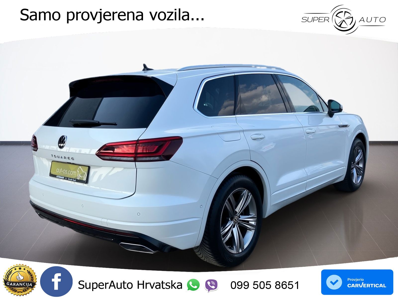Volkswagen Touareg 3.0 V6 TDI (231 KS) 4MOTION Tiptronic R-Line ZRAČNI+ACC+4xGR SJED+KAM