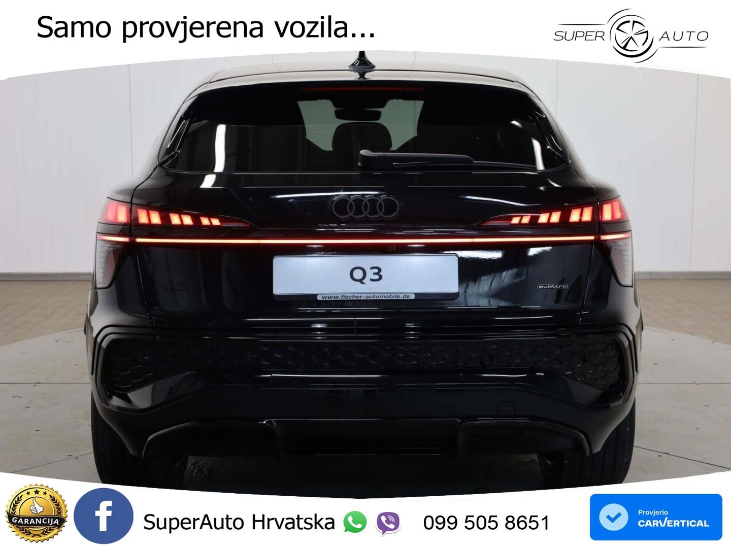 Audi Q3 Sportback 2.0 TFSI (204 KS) quattro S tronic S line MATRIX+GR SJED+KAM