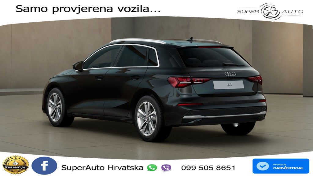 Audi A3 35 TFSI (150 KS) S tronic LED+GR SJED+ACC