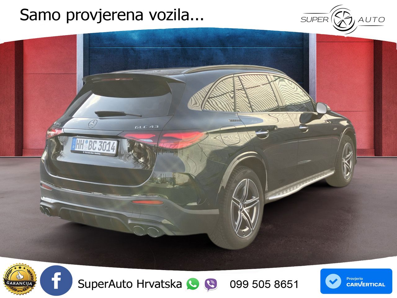 Mercedes AMG GLC 43 (421 KS) 4MATIC AMG SPEEDSHIFT MCT 9G ACC+HEAD+GR SJED+360+PANO