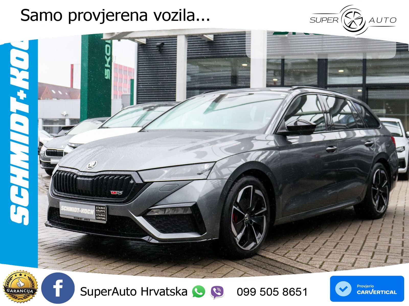 Škoda Octavia Combi RS 2.0 TDI (200 KS) DSG LED+GR SJED+ACC