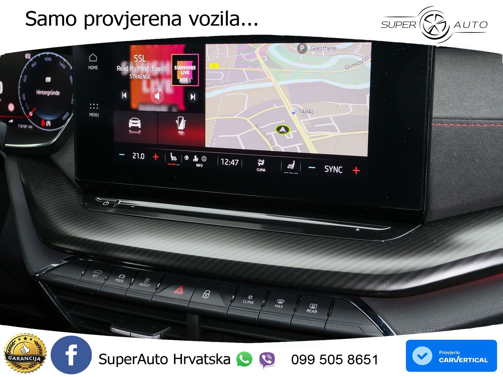 Škoda Octavia Combi RS 2.0 TDI (200 KS) DSG LED+GR SJED+ACC