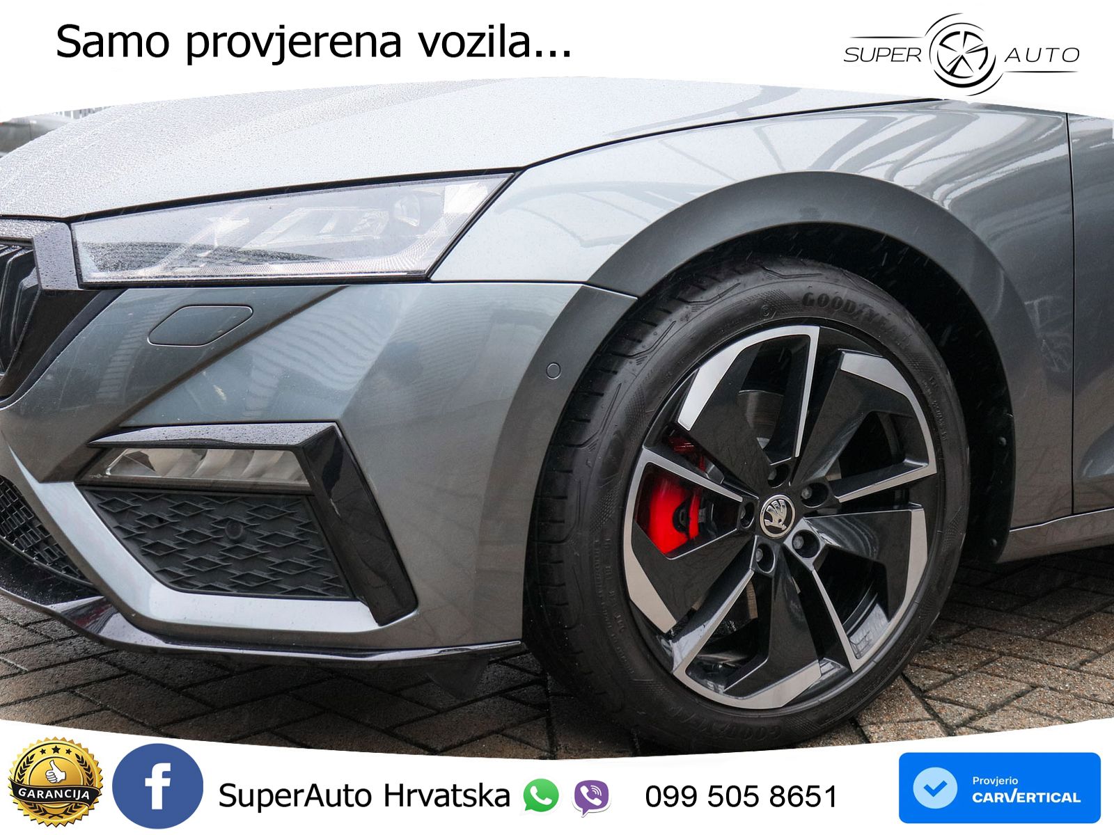 Škoda Octavia Combi RS 2.0 TDI (200 KS) DSG LED+GR SJED+ACC