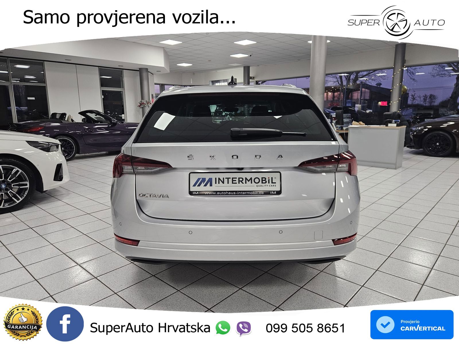 Škoda Octavia Combi 2.0 TDI (150 KS) DSG LED+GR SJED+ACC