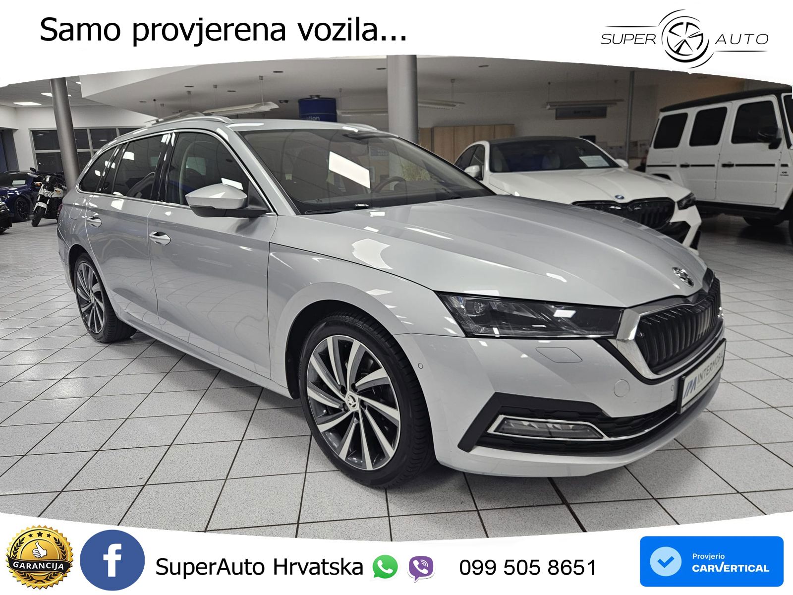 Škoda Octavia Combi 2.0 TDI (150 KS) DSG LED+GR SJED+ACC
