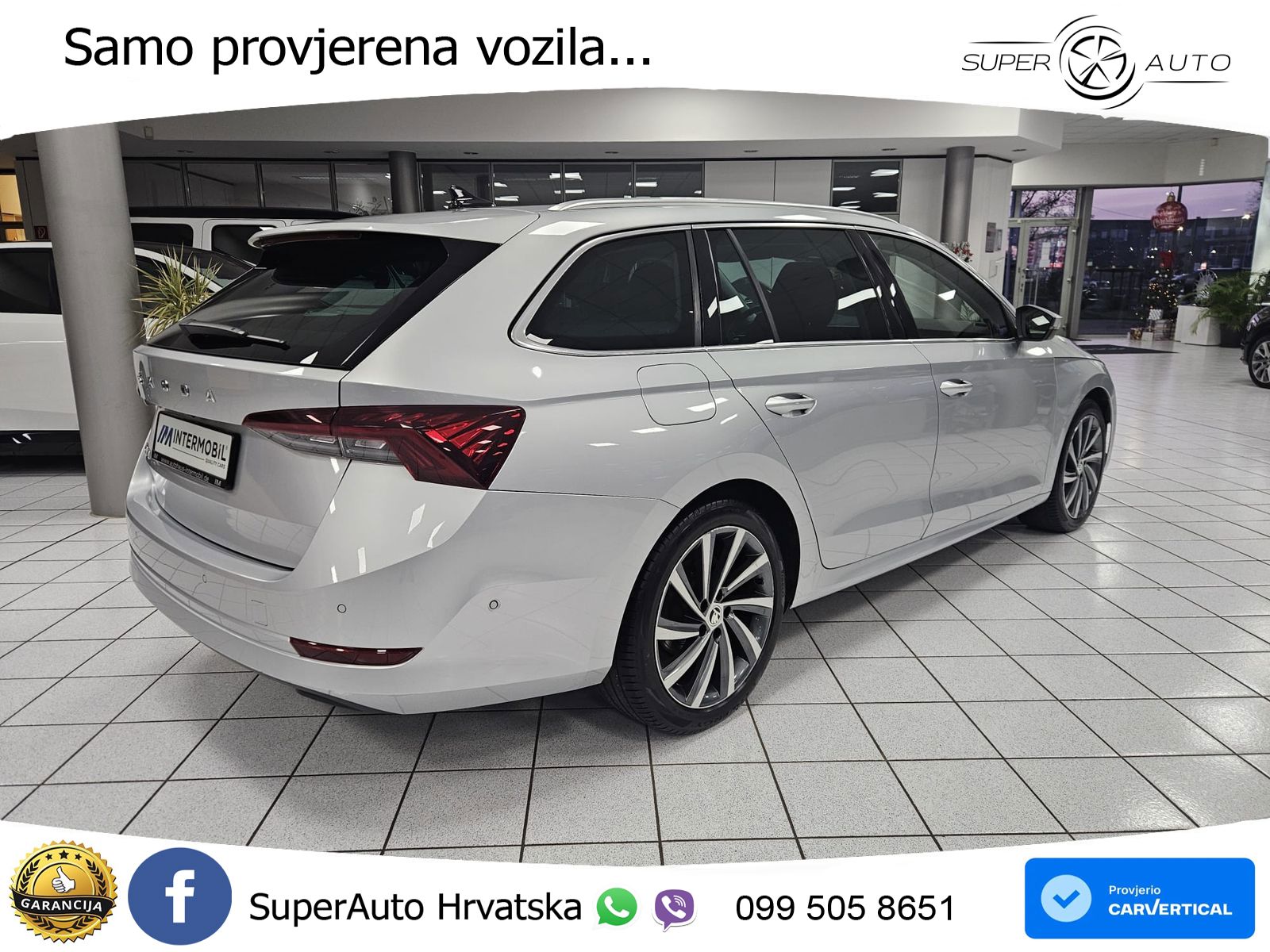 Škoda Octavia Combi 2.0 TDI (150 KS) DSG LED+GR SJED+ACC
