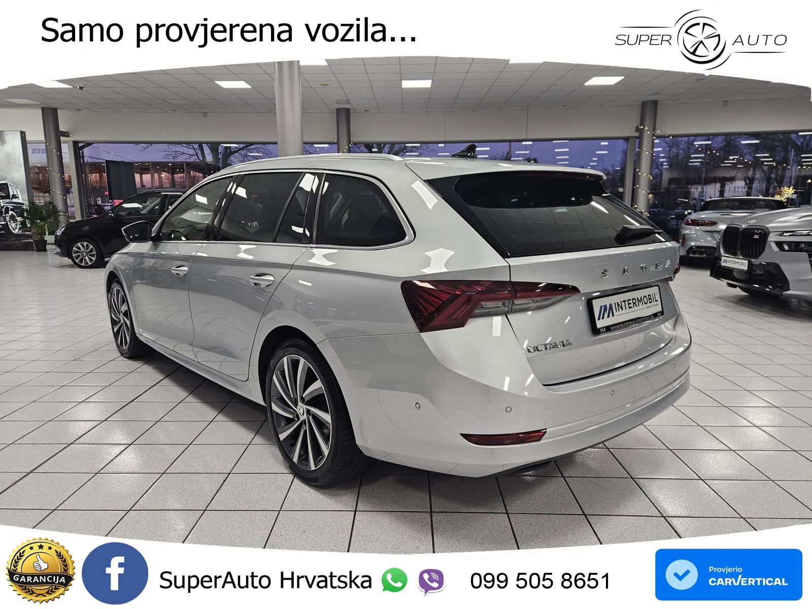 Škoda Octavia Combi 2.0 TDI (150 KS) DSG LED+GR SJED+ACC