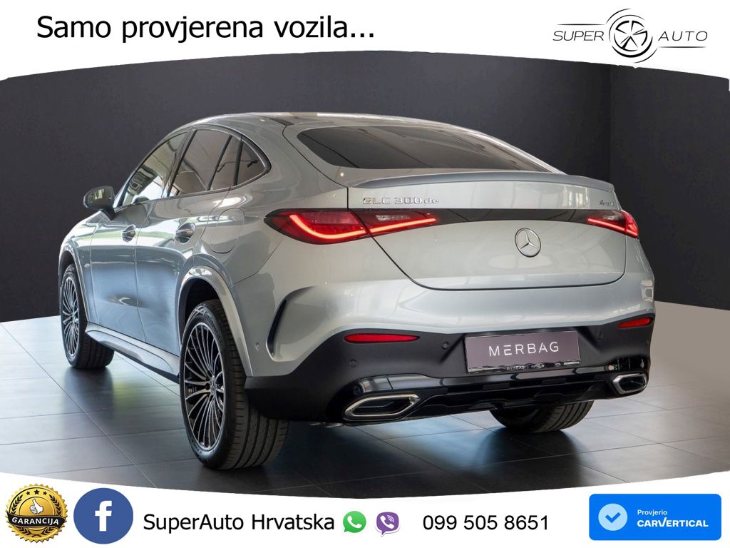 Mercedes GLC Coupe 300de (333 KS) 4MATIC 9G-TRONIC ACC+GR SJED+360+PANO