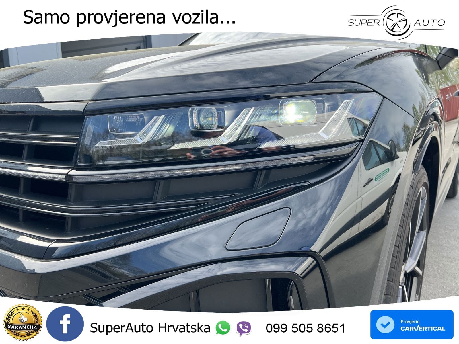 Volkswagen Touareg 3.0 V6 TDI (286 KS) 4MOTION Tiptronic R-Line ZRAČNI+ACC+GR SJED+KAM+PANO