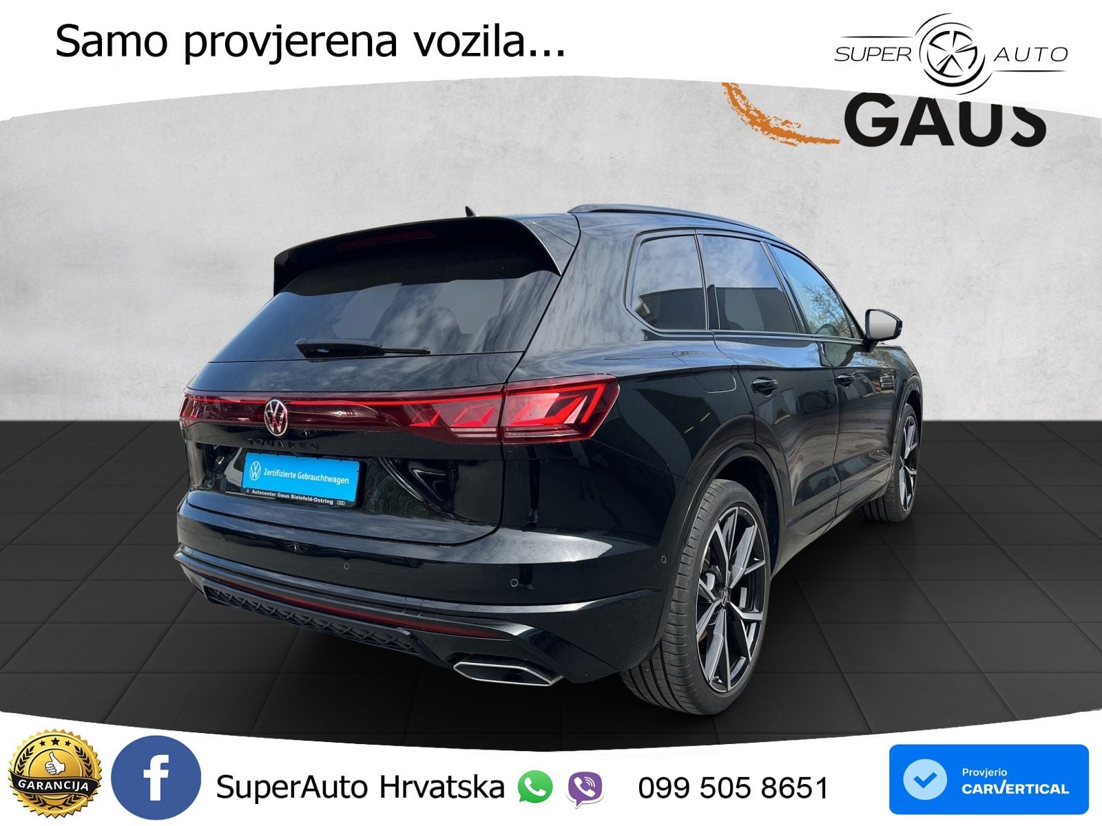 Volkswagen Touareg 3.0 V6 TDI (286 KS) 4MOTION Tiptronic R-Line ZRAČNI+ACC+GR SJED+KAM+PANO