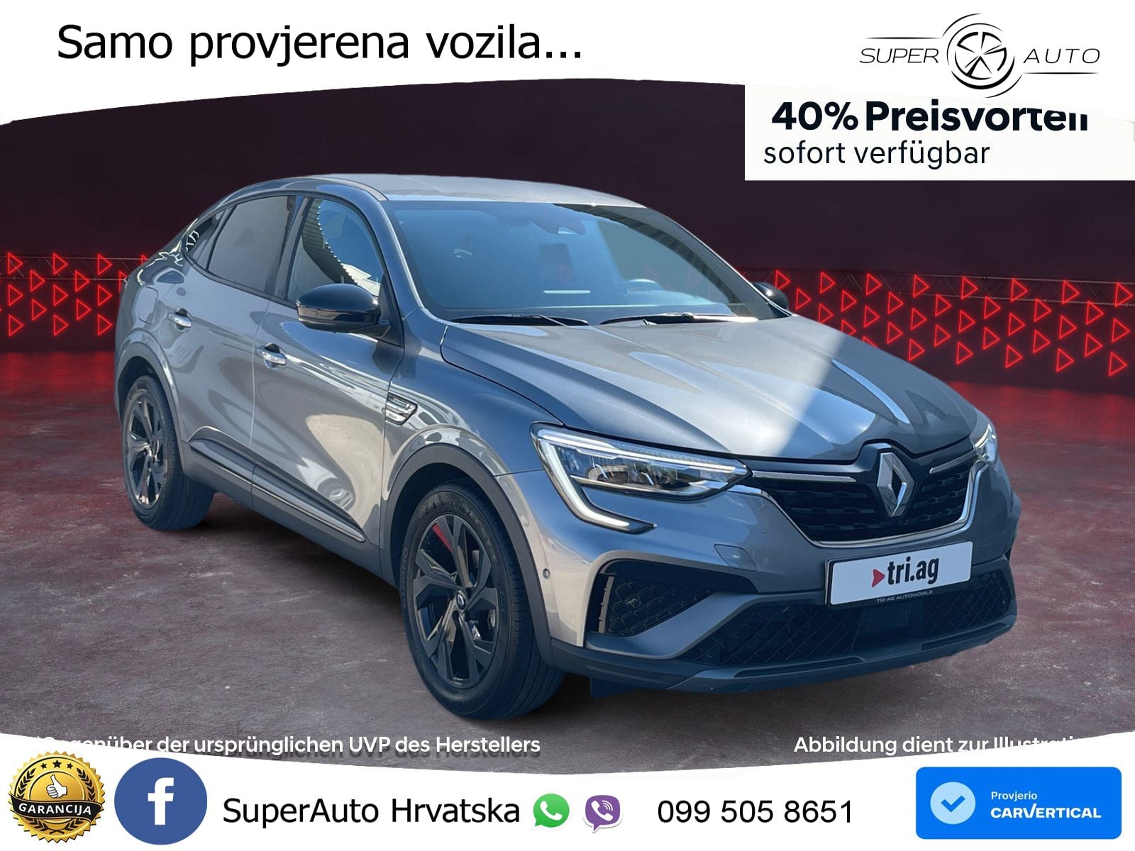 Renault Arkana R.S. Line TCe 160KS LED+GR SJED+ACC