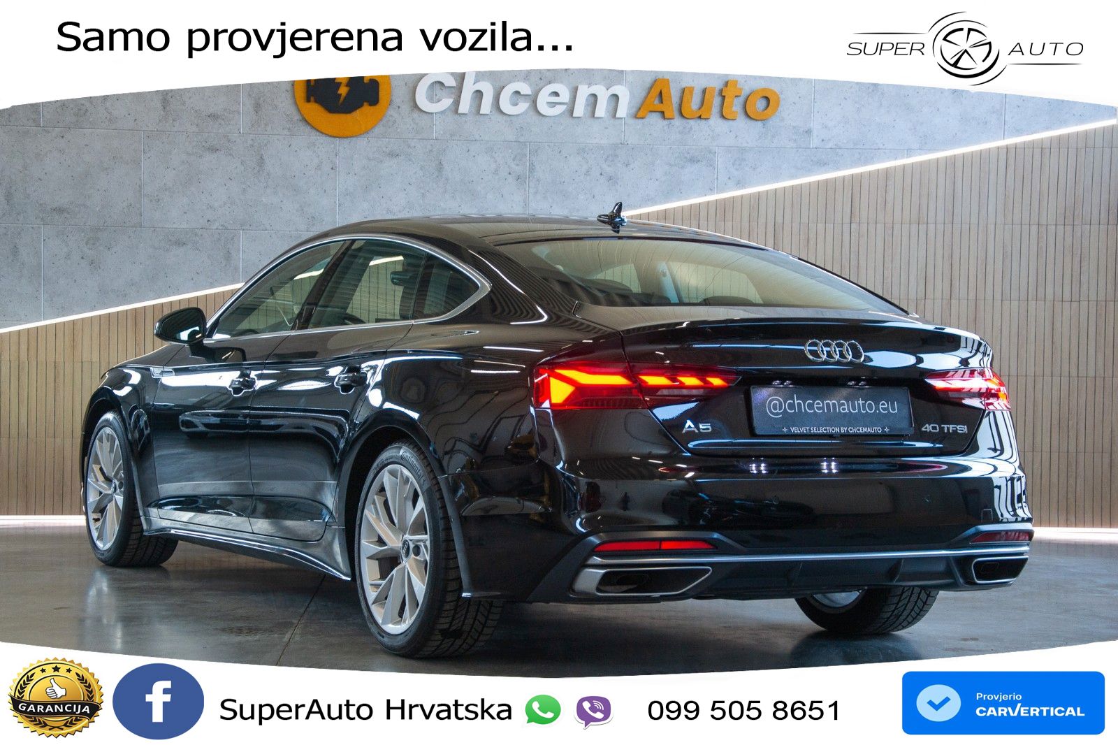 Audi A5 Sportback  40 TFSI (204 KS) S tronic advanced MATRIX+GR SJED+KAM