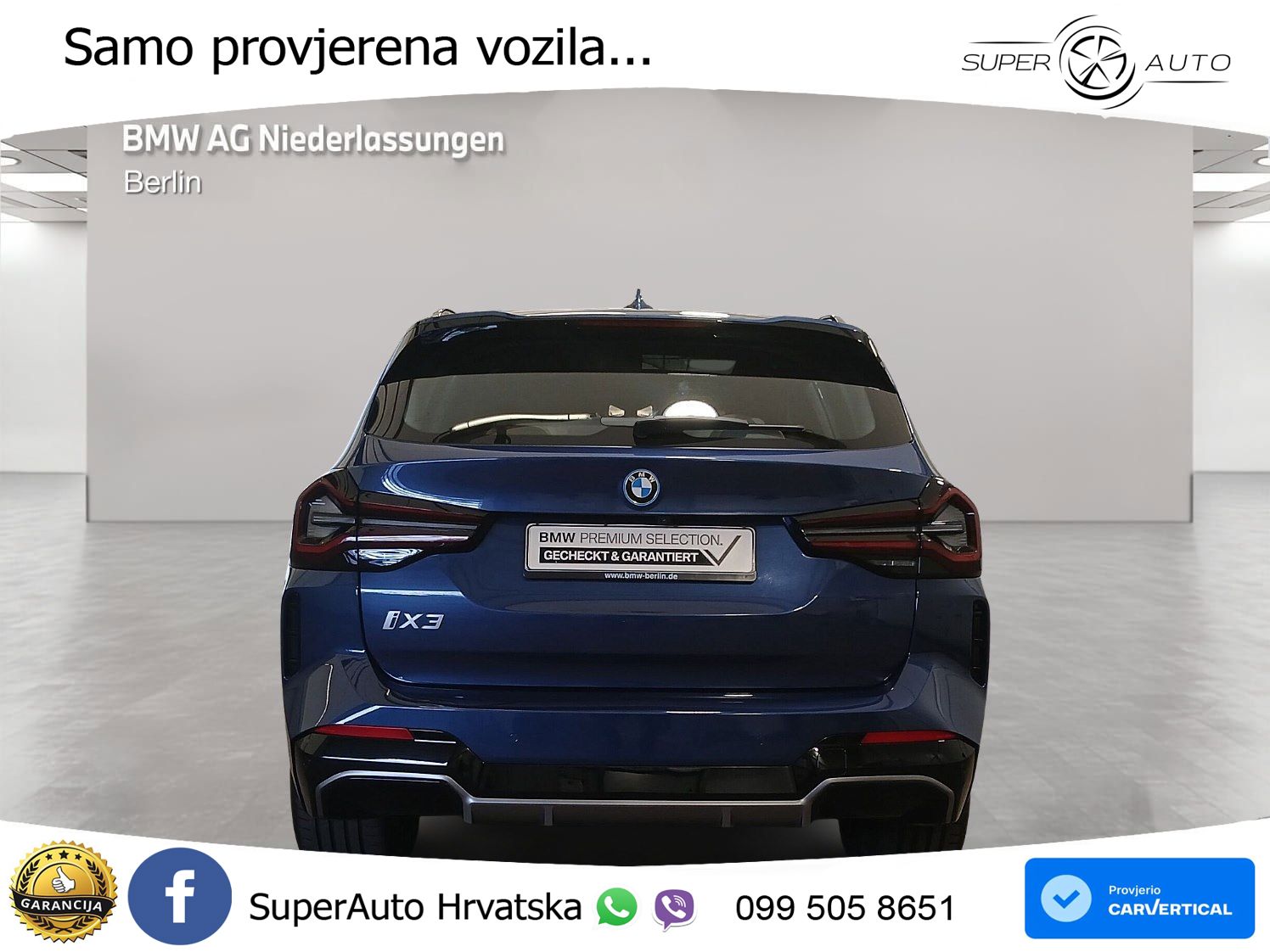 BMW iX3 80 kWh (286 KS)