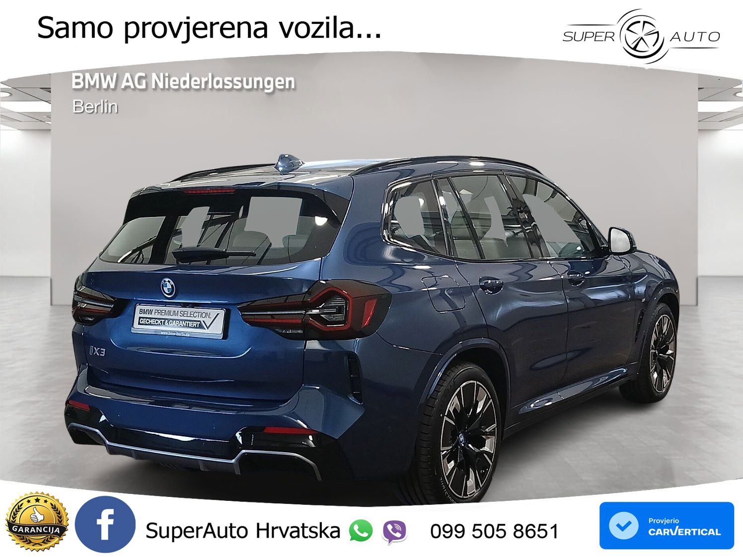 BMW iX3 80 kWh (286 KS)