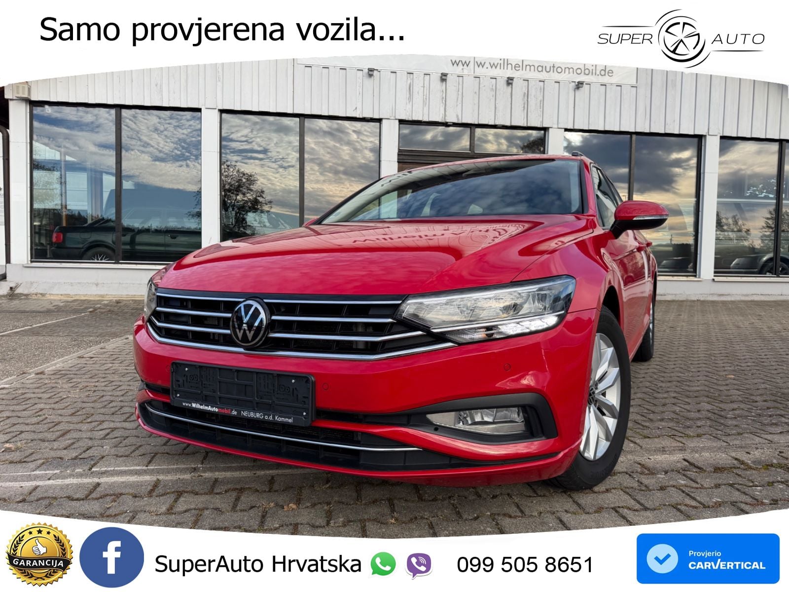 Volkswagen Passat Variant 2.0 TDI (122 KS) DSG Business LED+GR SJED+ACC