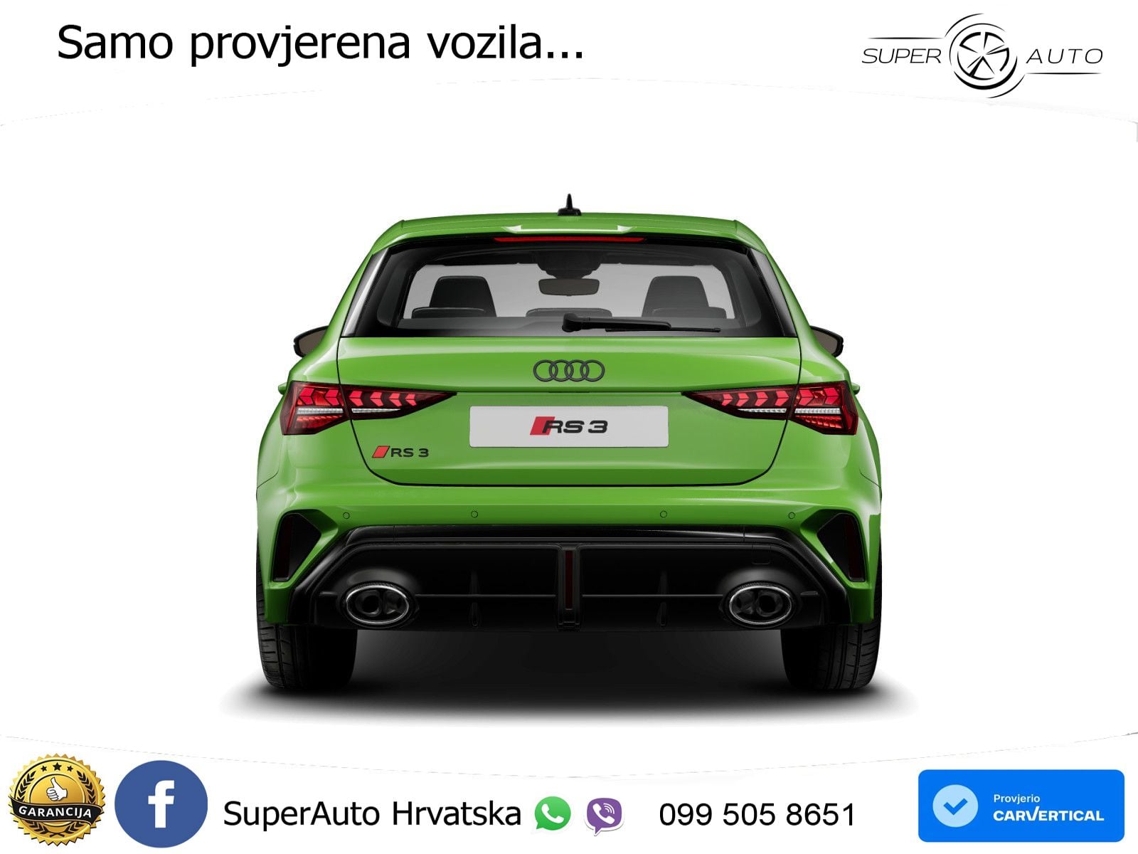 Audi RS3 Sedan 2.5 TFSI (400 KS) quattro S tronic