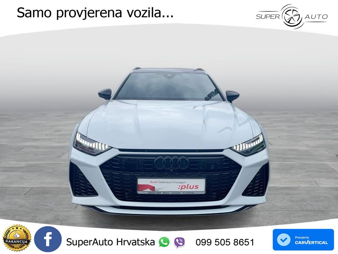 Audi RS6 Avant 4.0 TFSI V8 (600 KS) quattro Tiptronic Kuka ACC+HEAD+GR SJED+360+PANO