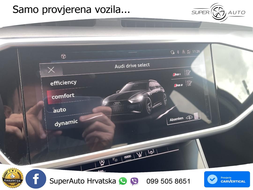 Audi RS6 Avant 4.0 TFSI V8 (600 KS) quattro Tiptronic Kuka ACC+HEAD+GR SJED+360+PANO