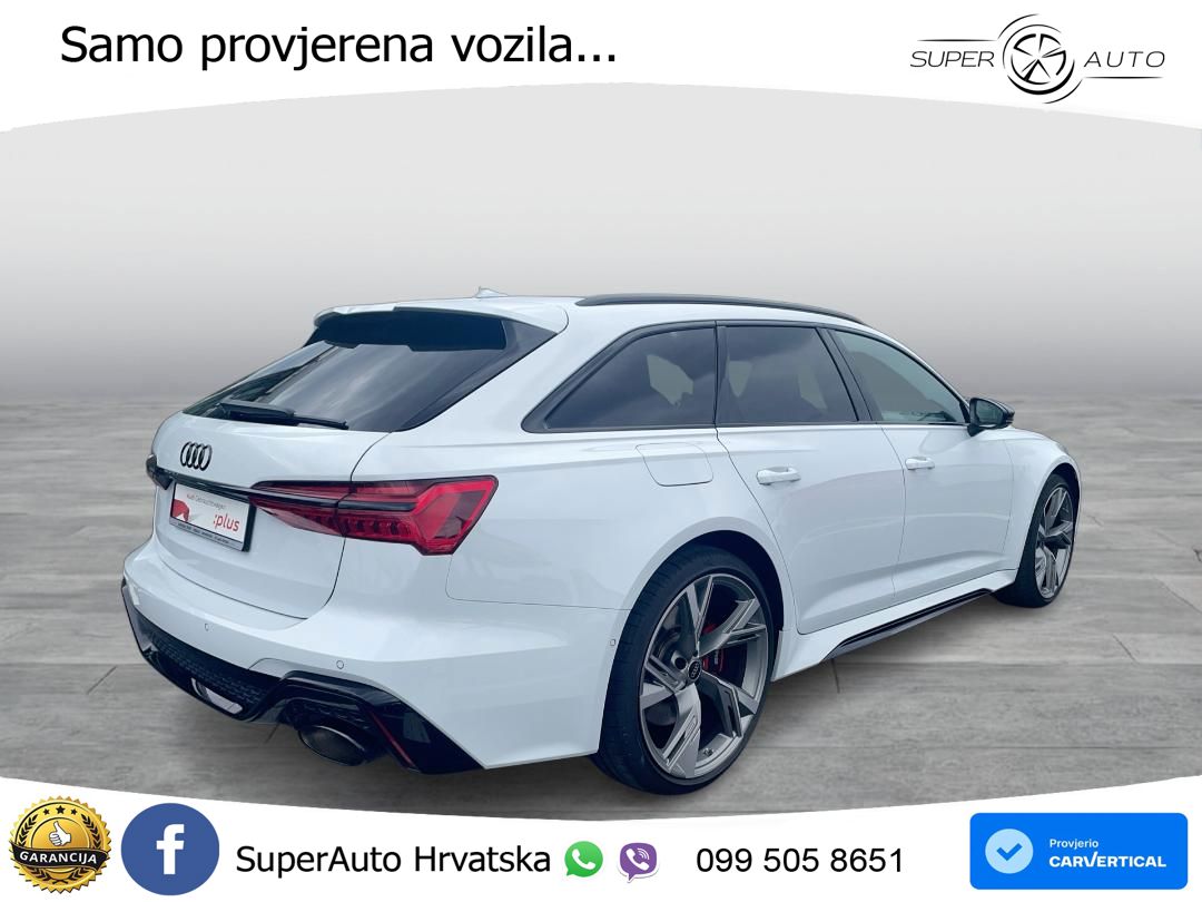 Audi RS6 Avant 4.0 TFSI V8 (600 KS) quattro Tiptronic Kuka ACC+HEAD+GR SJED+360+PANO