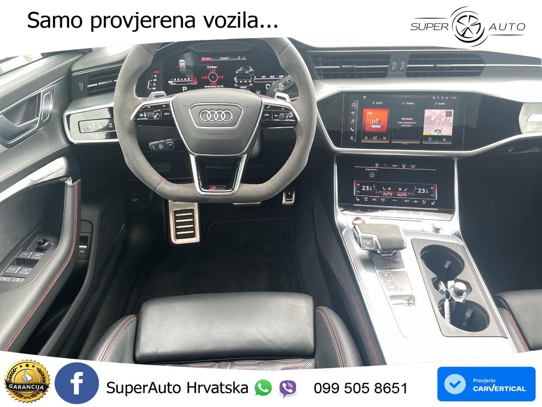 Audi RS6 Avant 4.0 TFSI V8 (600 KS) quattro Tiptronic Kuka ACC+HEAD+GR SJED+360+PANO