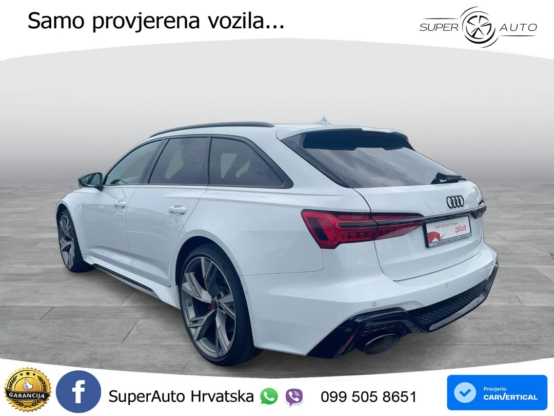 Audi RS6 Avant 4.0 TFSI V8 (600 KS) quattro Tiptronic Kuka ACC+HEAD+GR SJED+360+PANO