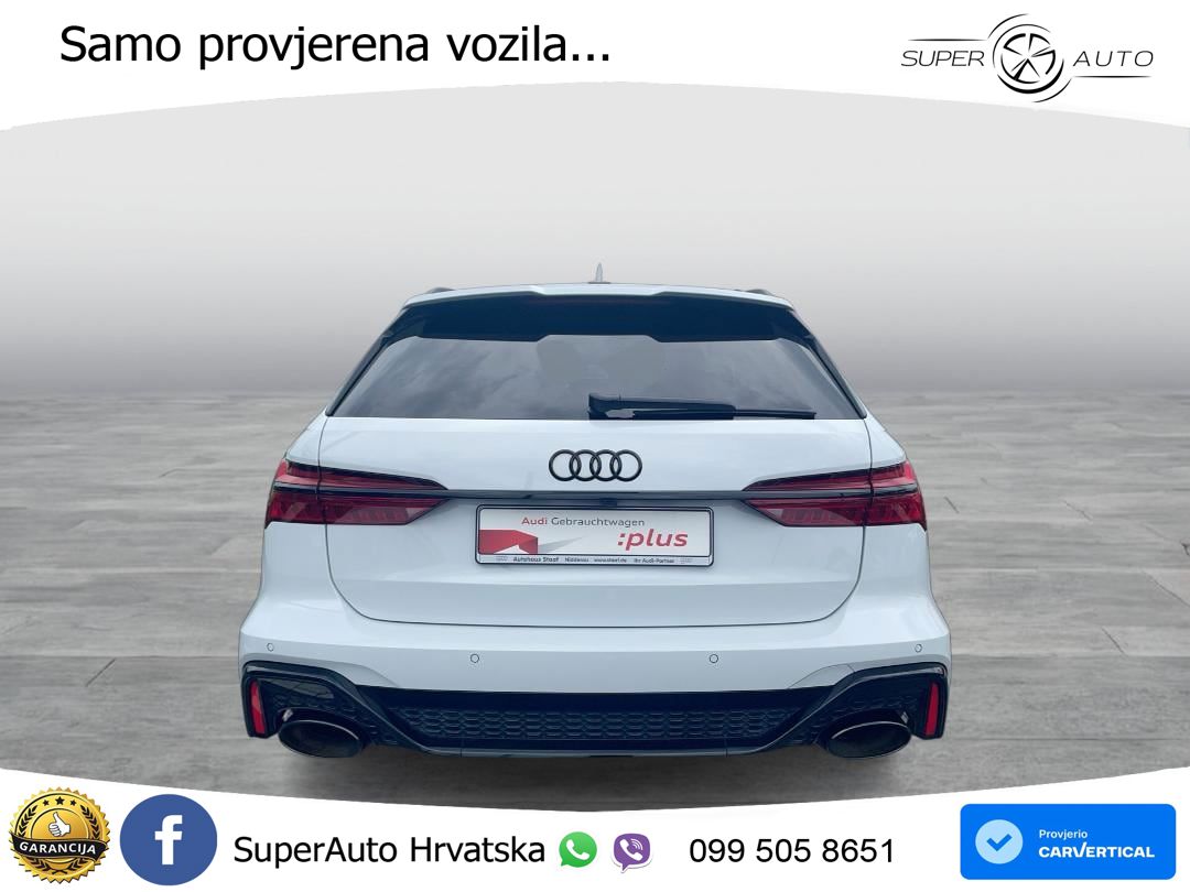 Audi RS6 Avant 4.0 TFSI V8 (600 KS) quattro Tiptronic Kuka ACC+HEAD+GR SJED+360+PANO