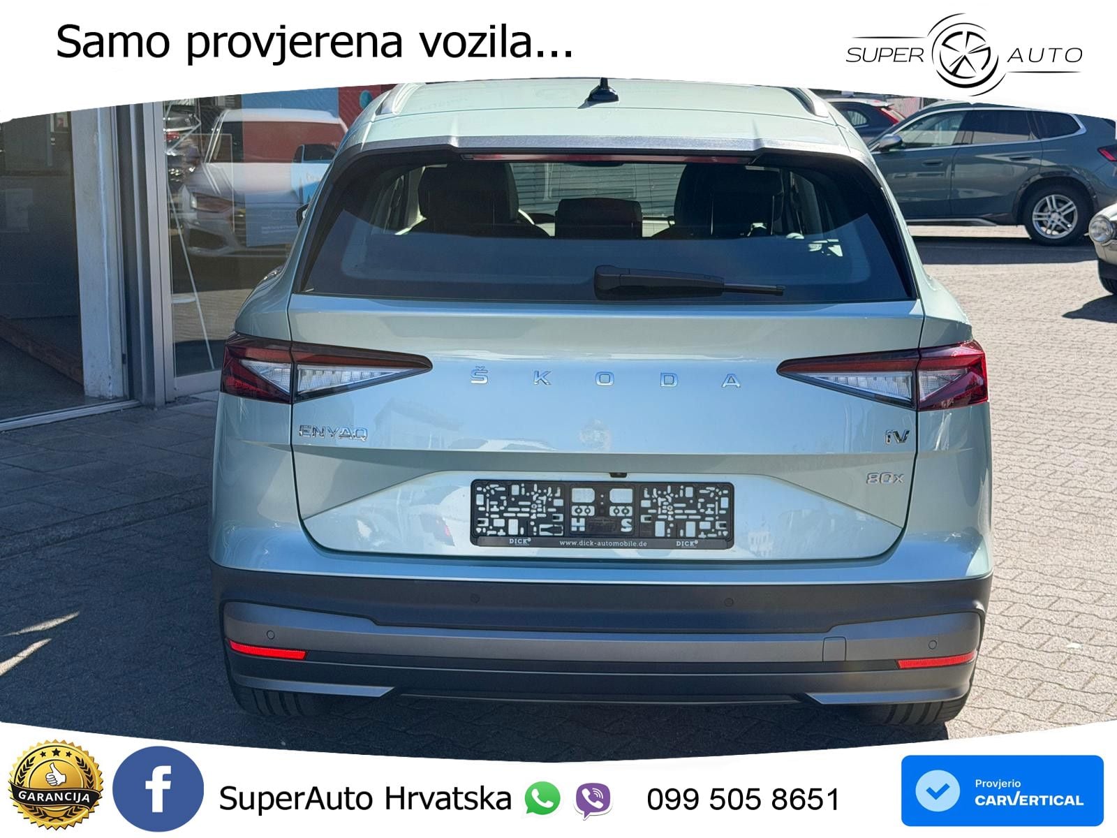 Škoda Enyaq iV 80x 82 kWh (265 KS) AWD Suite LED+GR SJED+ACC