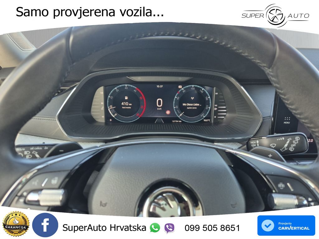 Škoda Octavia Combi 2.0 TDI (150 KS) DSG