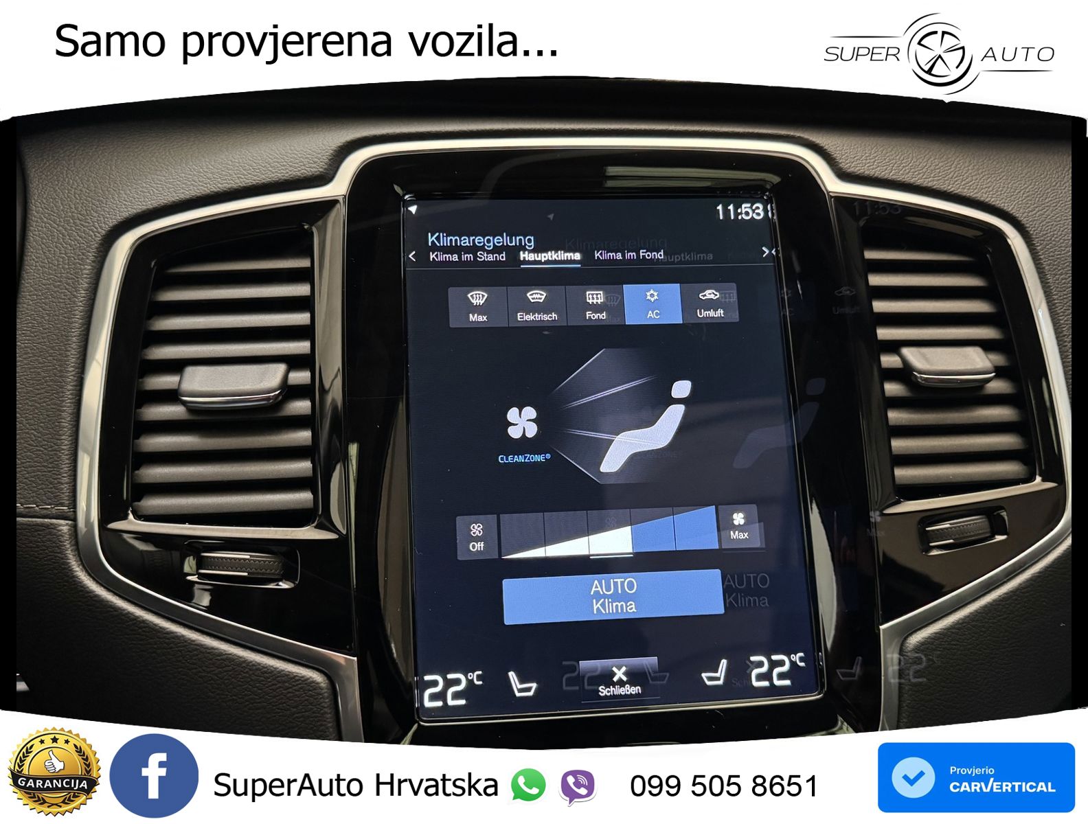 Volvo XC90 Recharge 2.0 T8 AWD Geartronic ZRAČNI+ACC+GR SJED+KAM+PANO