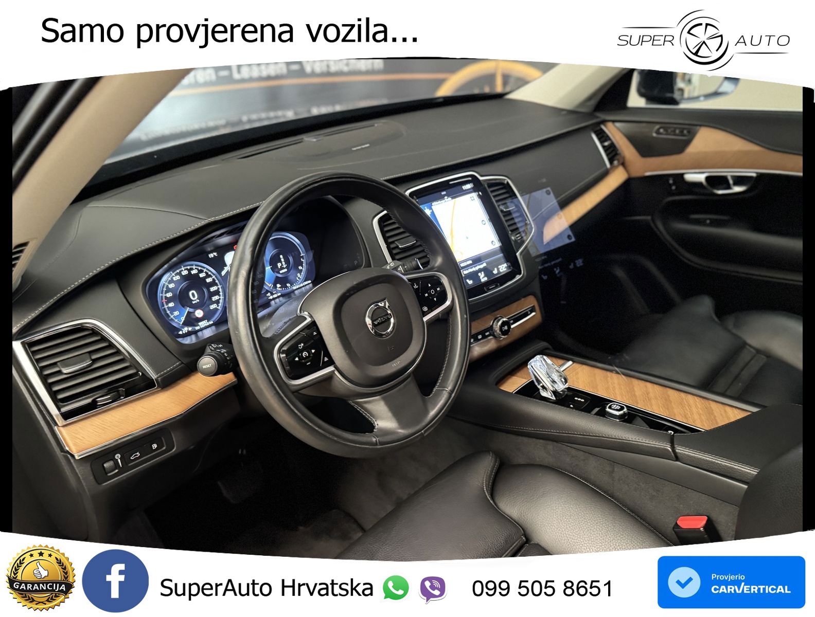 Volvo XC90 Recharge 2.0 T8 AWD Geartronic ZRAČNI+ACC+GR SJED+KAM+PANO