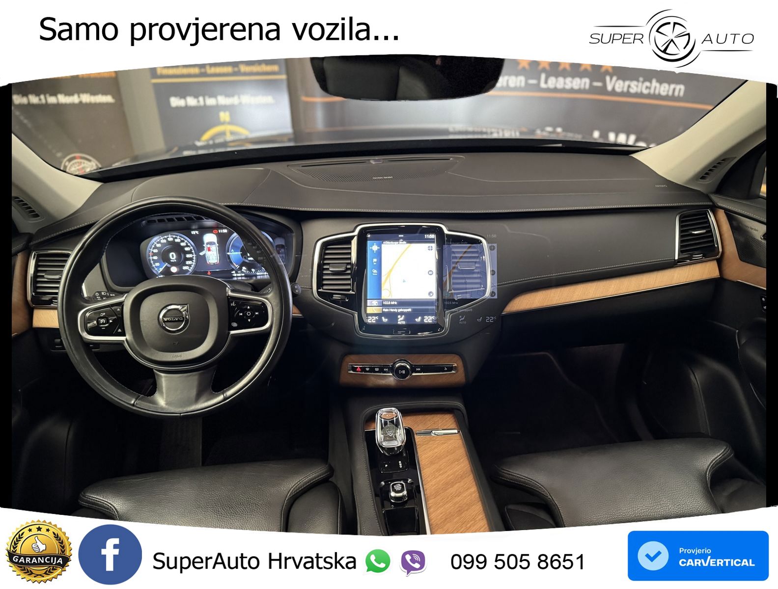 Volvo XC90 Recharge 2.0 T8 AWD Geartronic ZRAČNI+ACC+GR SJED+KAM+PANO