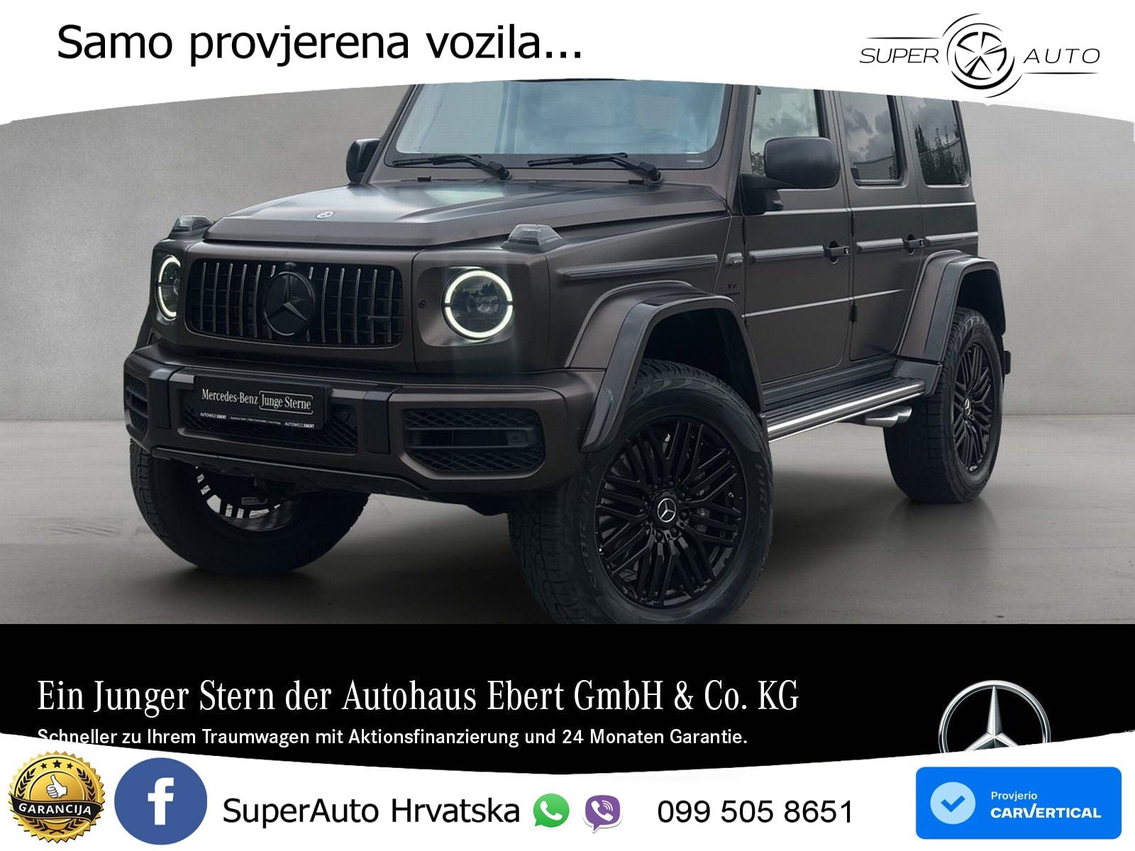 Mercedes AMG G 63 Long V8 (585 KS) 4MATIC 9G-TRONIC AMG SPEEDSHIFT PLUS