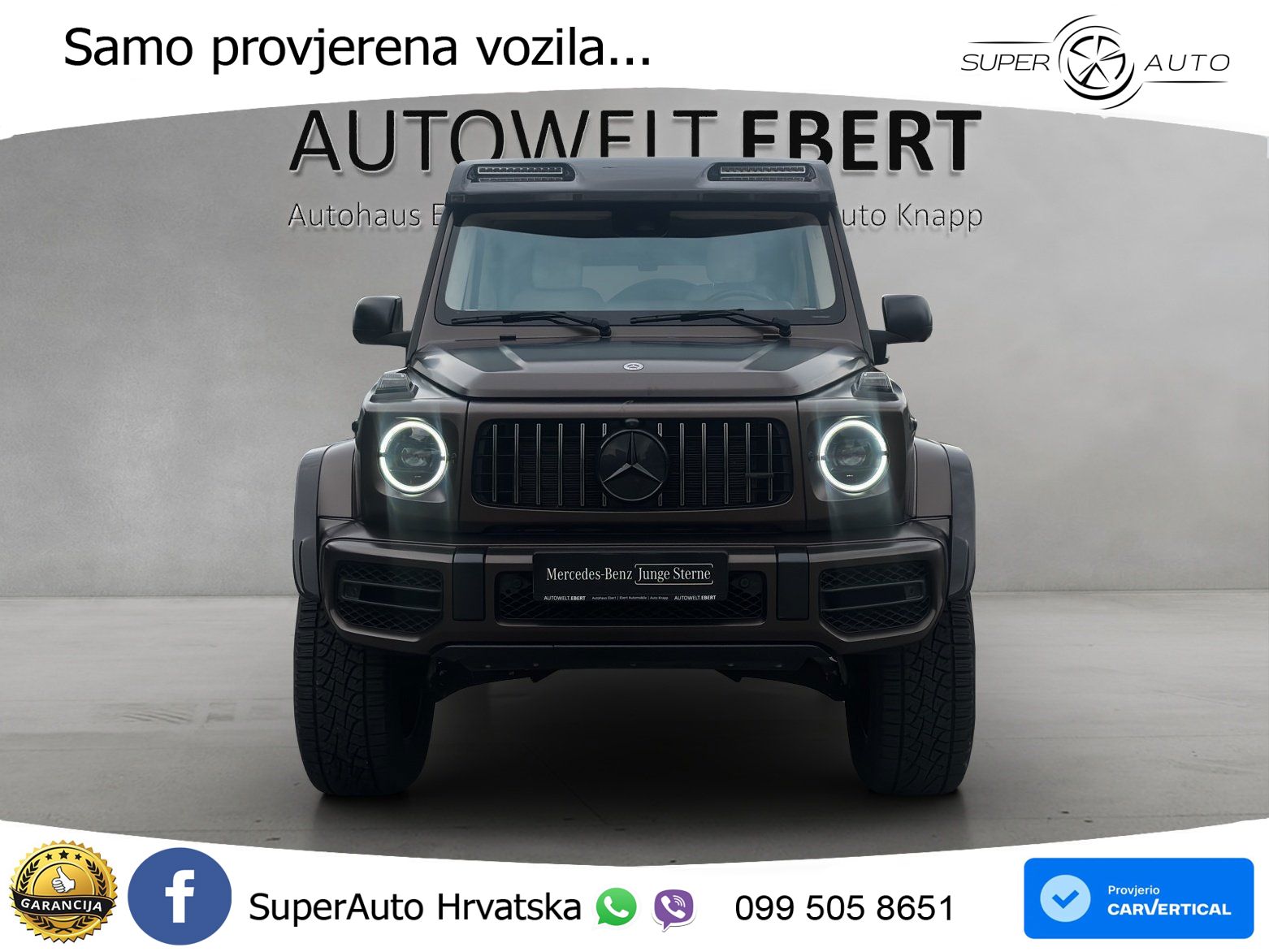 Mercedes AMG G 63 Long V8 (585 KS) 4MATIC 9G-TRONIC AMG SPEEDSHIFT PLUS